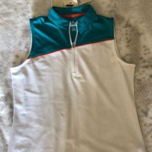 NWT EP Pro Tour White Sleeveless Golf Tank Top